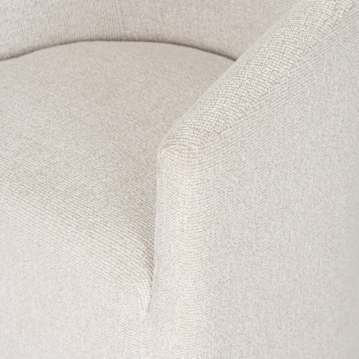 Sondra Cream Performance Fabric Upholstered Club Dining Chair from Mercana - Luna Furniture
