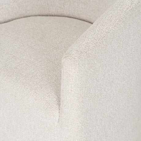 Sondra Cream Performance Fabric Upholstered Club Dining Chair from Mercana - Luna Furniture