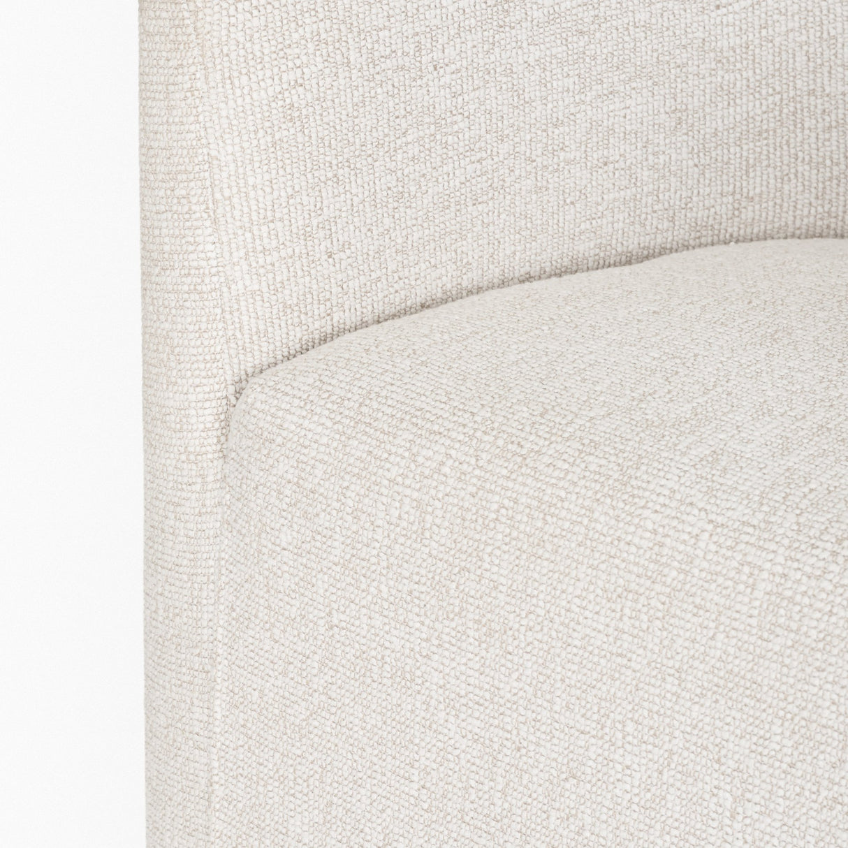 Sondra Cream Performance Fabric Upholstered Club Dining Chair from Mercana - Luna Furniture