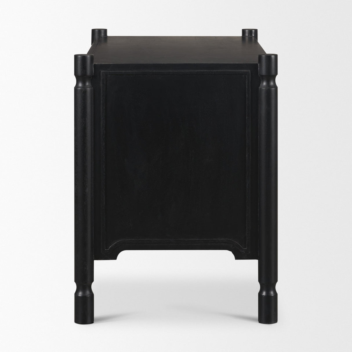 Phil Black Wood 2 Drawer Accent Cabinet from Mercana - Luna Furniture