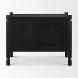 Phil Black Wood 2 Drawer Accent Cabinet from Mercana - Luna Furniture