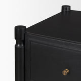 Phil Black Wood 2 Drawer Accent Cabinet from Mercana - Luna Furniture