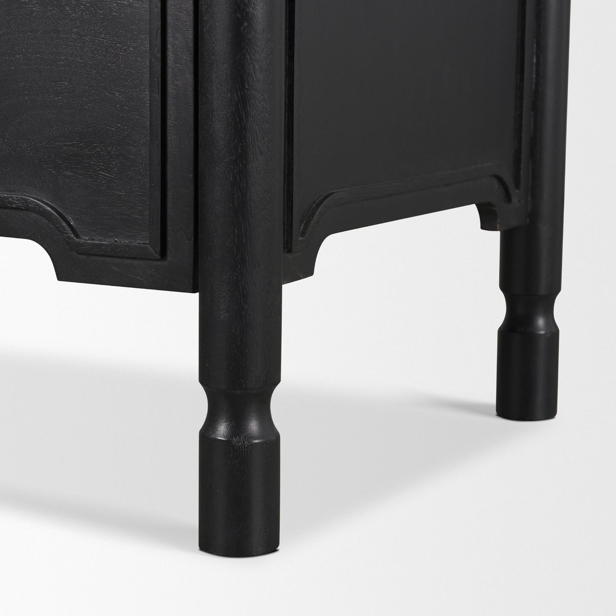 Phil Black Wood 2 Drawer Accent Cabinet from Mercana - Luna Furniture
