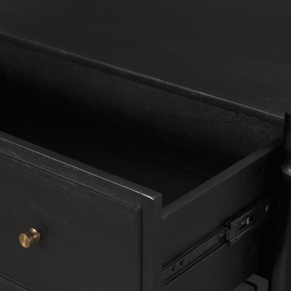 Phil Black Wood 2 Drawer Accent Cabinet from Mercana - Luna Furniture