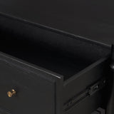 Phil Black Wood 2 Drawer Accent Cabinet from Mercana - Luna Furniture