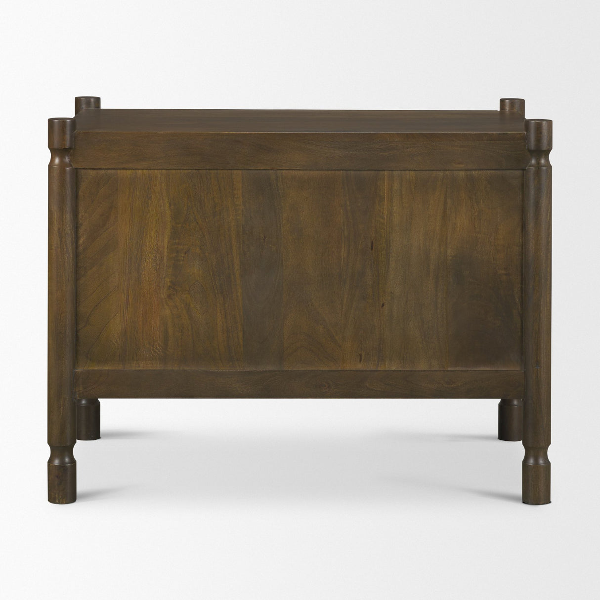 Phil Dark Brown Wood 2 Drawer Accent Cabinet from Mercana - Luna Furniture