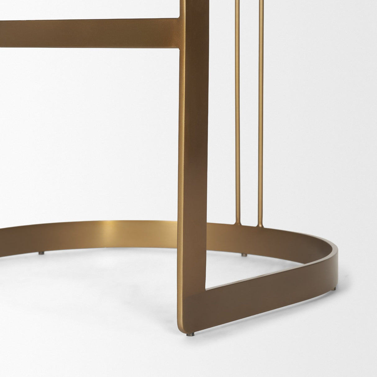 Hollyfield II Cream Fabric Seat W/ Gold Metal Base Bar Stool from Mercana - Luna Furniture