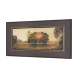 Horizon's Glow by Mercana Studio Hand-Embellished Textured Framed Artwork Matted under Glass from Mercana - Luna Furniture