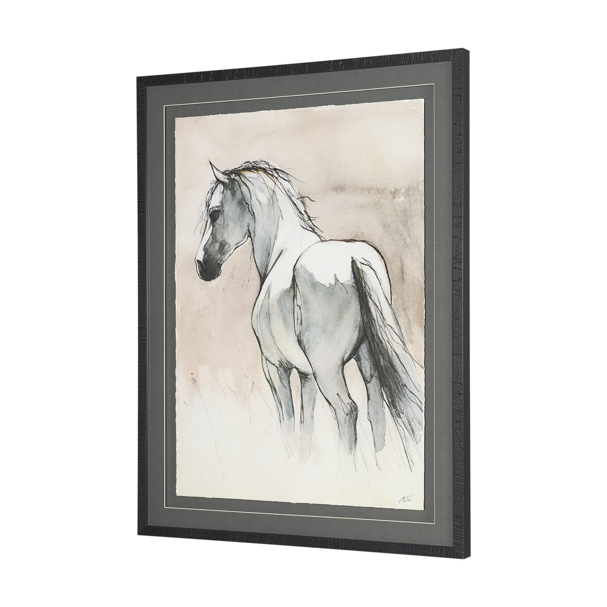 Elegant Beauties I by Mercana Studio Hand-Embellished Framed Artwork Matted Under Glass from Mercana - Luna Furniture