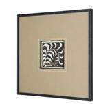 Spanish Tile Dark IV by Mercana Studio Textured Framed Artwork Matted under Glass from Mercana - Luna Furniture