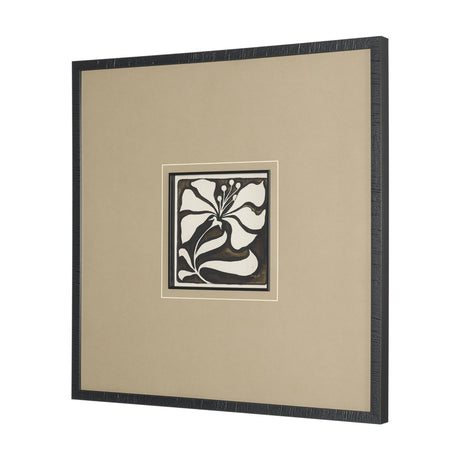 Spanish Tile Dark II by Mercana Studio Textured Framed Artwork Matted under Glass from Mercana - Luna Furniture