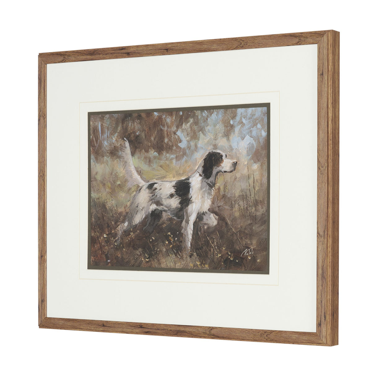 The Loyal Tracker I by Mercana Studio Textured Framed Artwork Matted under Glass from Mercana - Luna Furniture