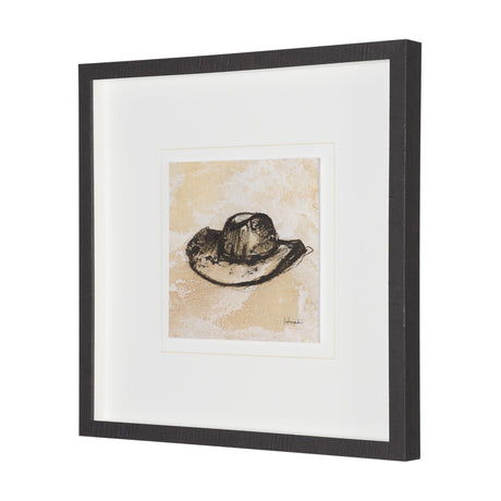 Cowboy by Mercana Studio Hand-Embellished Textured Framed Artwork Matted Under Glass from Mercana - Luna Furniture