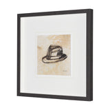 Fedora by Mercana Studio Hand-Embellished Textured Framed Artwork Matted under Glass from Mercana - Luna Furniture