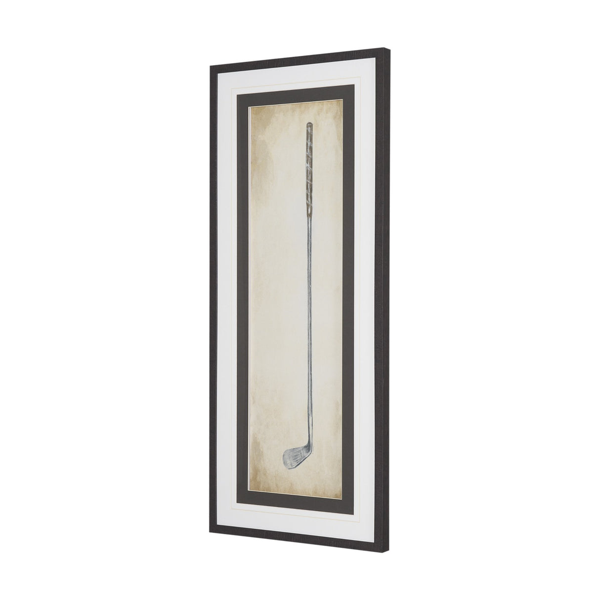 Vintage Golf Club III by Mercana Studio Hand-Embellished Textured Framed Artwork Matted under Glass from Mercana - Luna Furniture