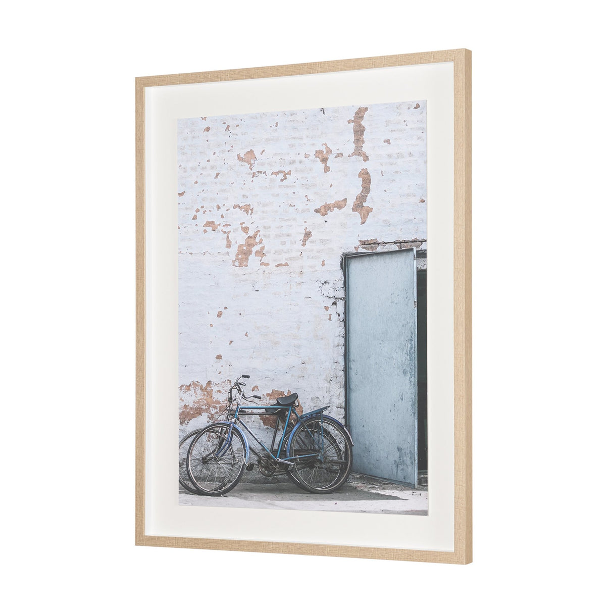 Rustic Bicycyle Scene by Shot By Clint Framed Photo Print Matted under Glass from Mercana - Luna Furniture