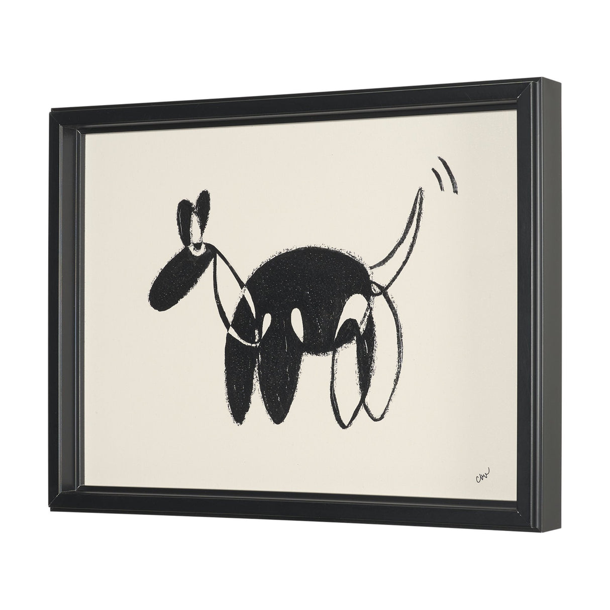 The Goodest Boy by Cristina Bartl Villa Hand-Embellished Textured Framed Artwork from Mercana - Luna Furniture
