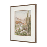 Red Rock Country III by Mercana Studio Hand-Embellished Framed Artwork Matted under Glass from Mercana - Luna Furniture
