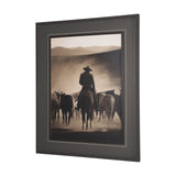 Western Horse Drive by Andreas Magnusson Textured FramedPhoto Print Matted under Glass from Mercana - Luna Furniture