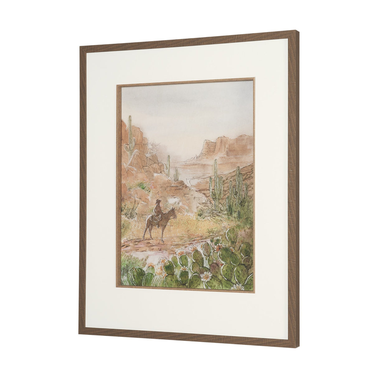 Red Rock Country II by Mercana Studio Hand-Embellished Framed Artwork Matted under Glass from Mercana - Luna Furniture
