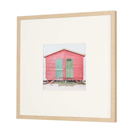 Beachfront Cabin by Shot By Clint Framed Photo Print Matted Under Glass from Mercana - Luna Furniture