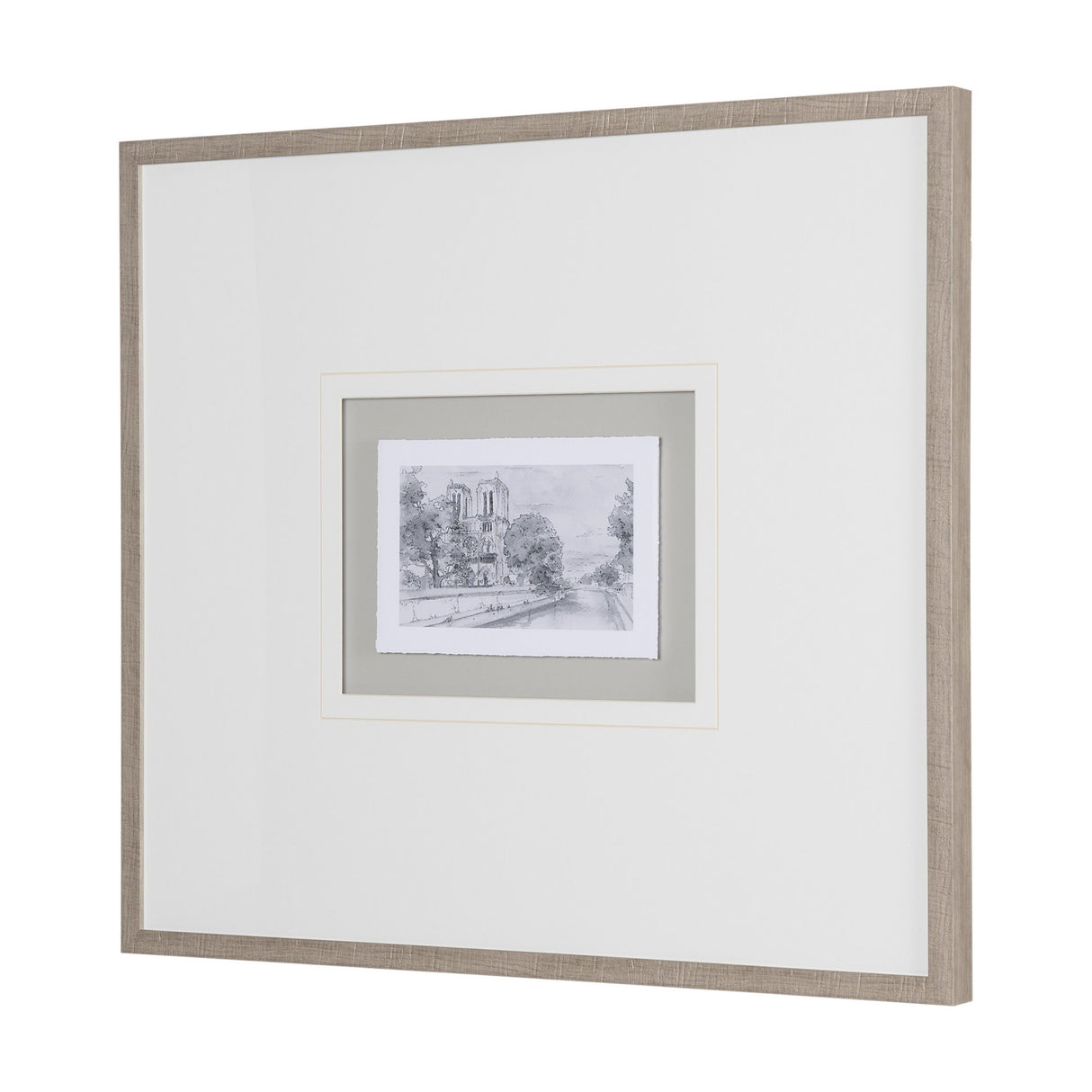 Water Side I by PanPan a Framed Art Print Matted under Glass from Mercana - Luna Furniture