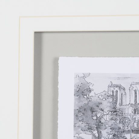 Water Side I by PanPan a Framed Art Print Matted under Glass from Mercana - Luna Furniture