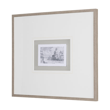 Water Side II by PanPan a Framed Art Print Matted under Glass from Mercana - Luna Furniture