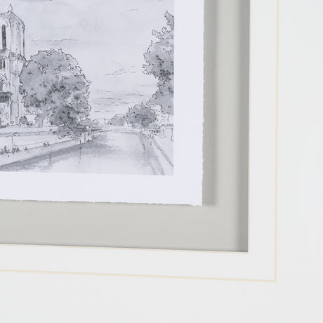 Water Side II by PanPan a Framed Art Print Matted under Glass from Mercana - Luna Furniture