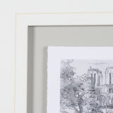 Water Side II by PanPan a Framed Art Print Matted under Glass from Mercana - Luna Furniture