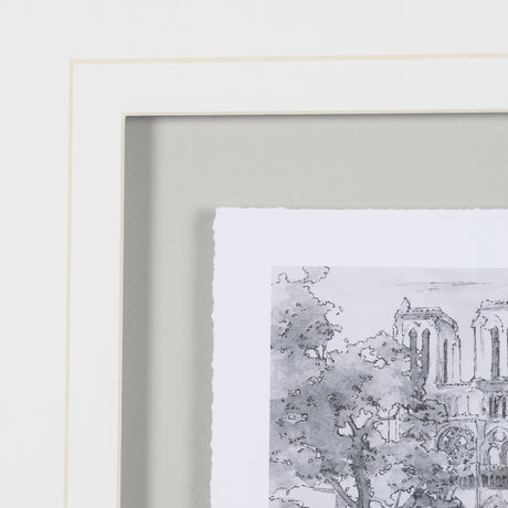 Water Side II by PanPan a Framed Art Print Matted under Glass from Mercana - Luna Furniture