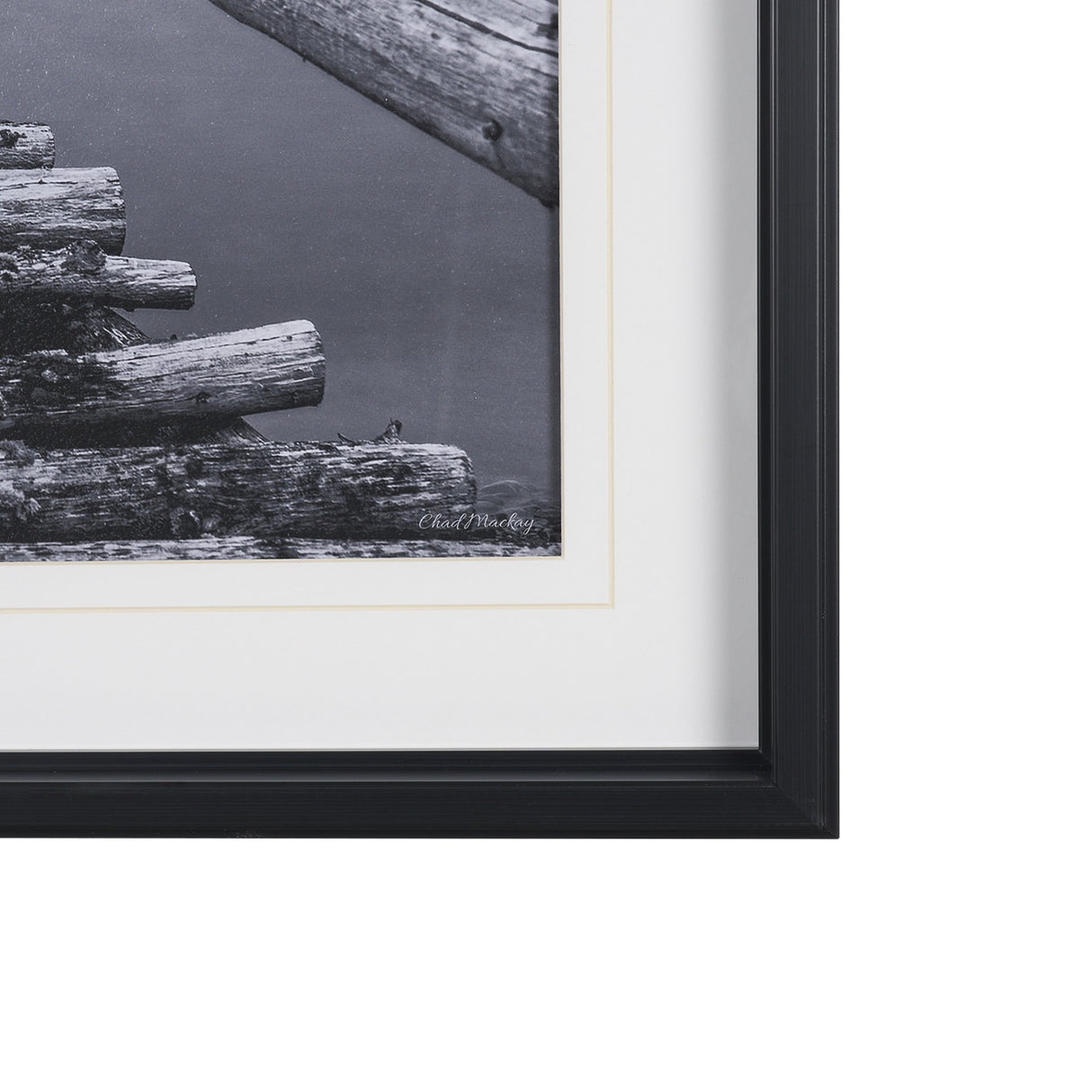 Where Water Waits by Chad Mackay Textured FramedPhoto Print Matted under Glass from Mercana - Luna Furniture