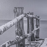 Where Water Waits by Chad Mackay Textured FramedPhoto Print Matted under Glass from Mercana - Luna Furniture