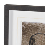 Buckskin by Mercana Studio Hand-Embellished Textured Framed Artwork Matted Under Glass from Mercana - Luna Furniture