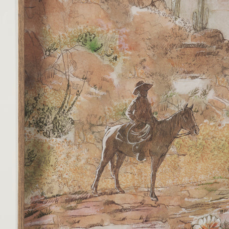 Red Rock Country II by Mercana Studio Hand-Embellished Framed Artwork Matted under Glass from Mercana - Luna Furniture