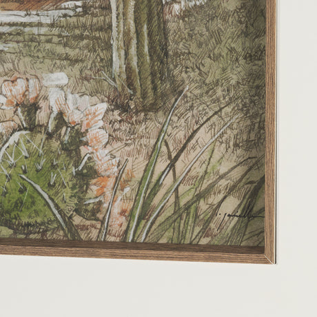 Red Rock Country III by Mercana Studio Hand-Embellished Framed Artwork Matted under Glass from Mercana - Luna Furniture