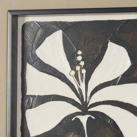 Spanish Tile Dark III by Mercana Studio Textured Framed Artwork Matted under Glass from Mercana - Luna Furniture