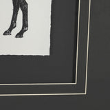 Equestrian Etching I by Mercana Studio Hand-Embellished Textured Framed Artwork Matted under Glass from Mercana - Luna Furniture