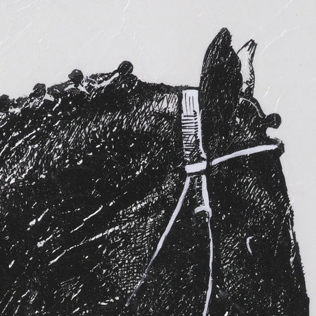 Equestrian Etching IV by Mercana Studio Hand-Embellished Textured Framed Artwork Matted under Glass from Mercana - Luna Furniture
