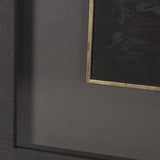 Golden Quiet I by Mercana Studio Hand-Embellished Textured Framed Artwork Matted under Glass from Mercana - Luna Furniture