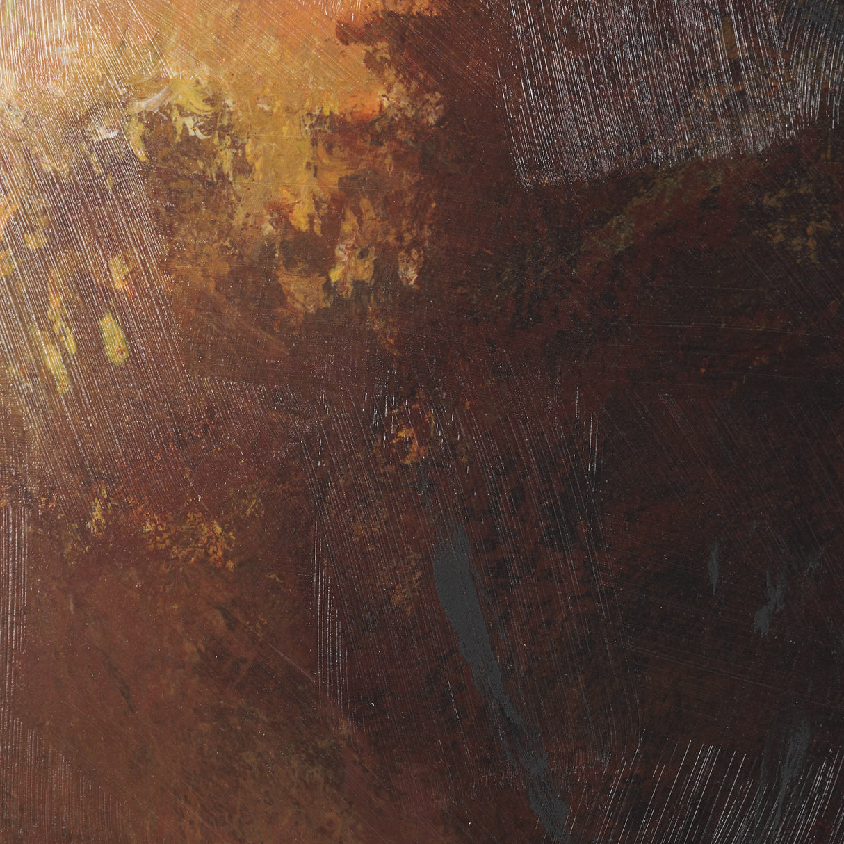 Golden Quiet II by Mercana Studio Hand-Embellished Textured Framed Artwork Matted under Glass from Mercana - Luna Furniture