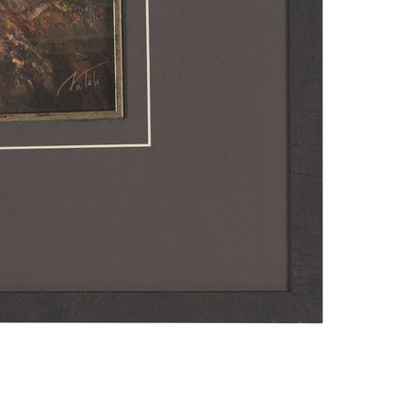 Horizon's Glow by Mercana Studio Hand-Embellished Textured Framed Artwork Matted under Glass from Mercana - Luna Furniture