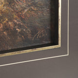 Horizon's Glow by Mercana Studio Hand-Embellished Textured Framed Artwork Matted under Glass from Mercana - Luna Furniture