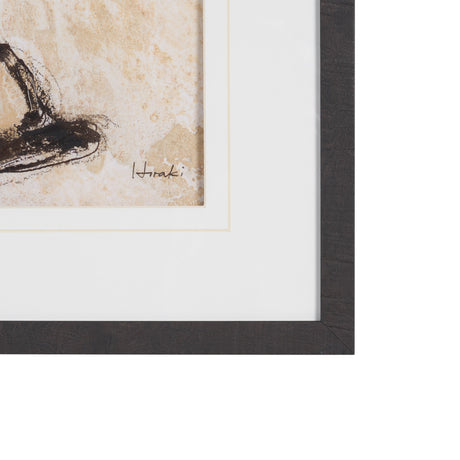 "Hat Trick" by Mercana Studio Hand-Embellished Textured Framed Artwork Matted under Glass from Mercana - Luna Furniture