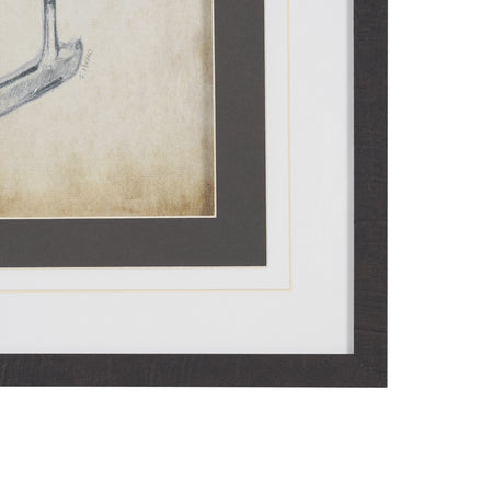 Vintage Golf Club III by Mercana Studio Hand-Embellished Textured Framed Artwork Matted under Glass from Mercana - Luna Furniture