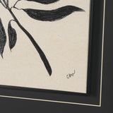 Laurel Branch by Cristina Bartl Villa Hand-Embellished Textured Framed Artwork Matted Under Glass from Mercana - Luna Furniture