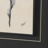 Pussy Willow by Cristina Bartl Villa Hand-Embellished Textured Framed Artwork Matted under Glass from Mercana - Luna Furniture