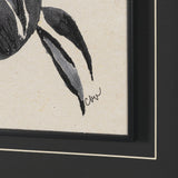 Orange Tree by Cristina Bartl Villa Hand-Embellished Textured Framed Artwork Matted under Glass from Mercana - Luna Furniture