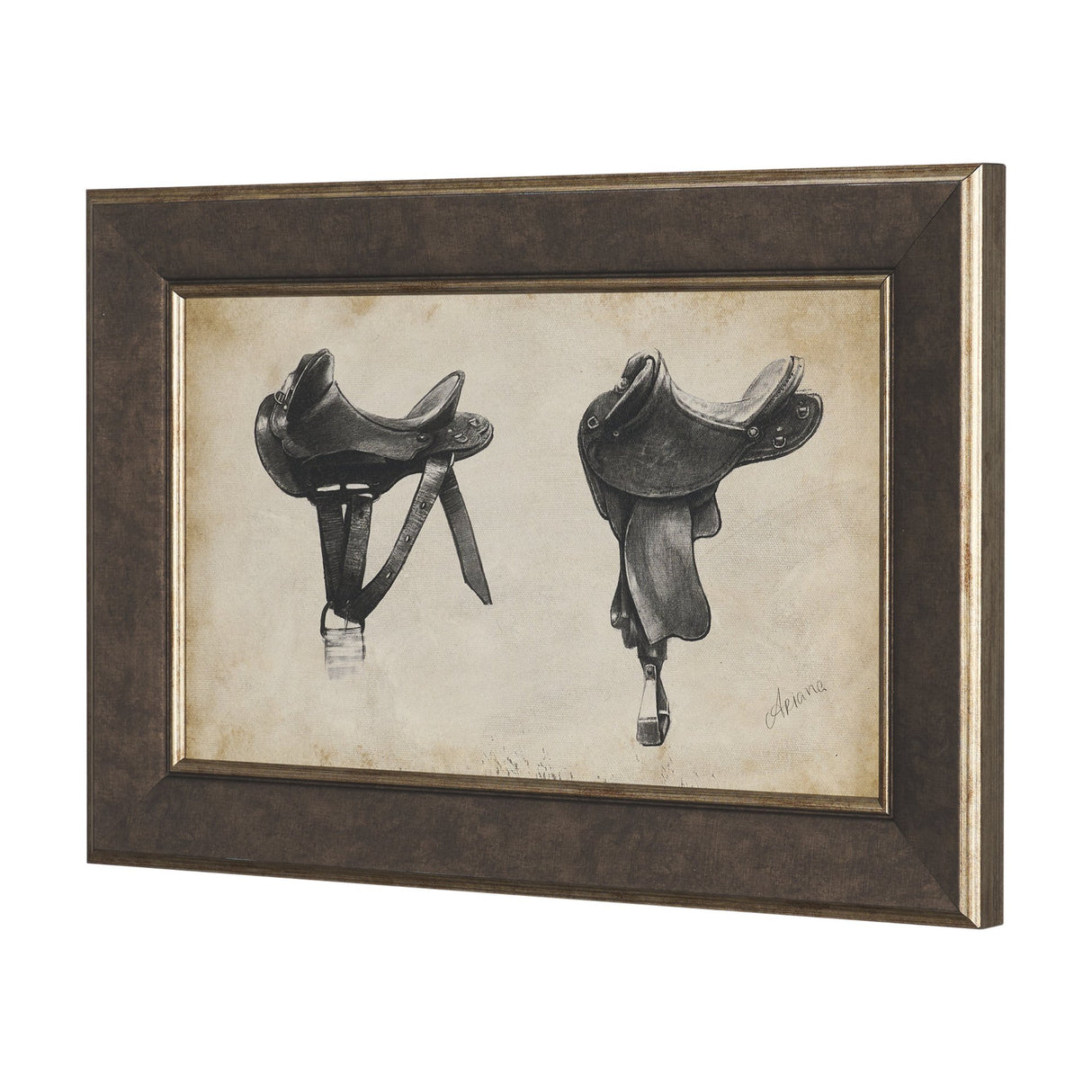 Equestrian Collection by Mercana Studio Textured Framed (Set of 6) from Mercana - Luna Furniture