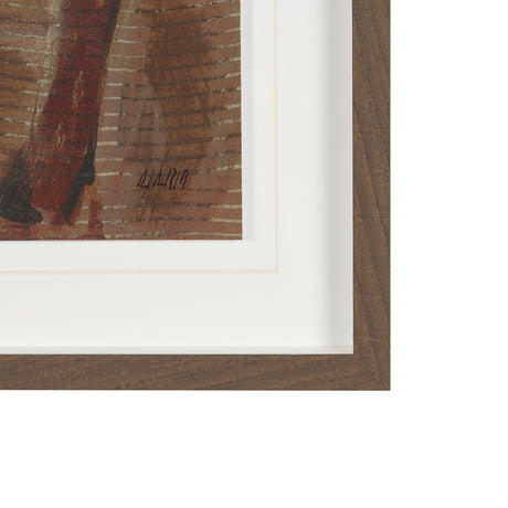 Molly by Mercana Studio Hand-Embellished Textured Framed Artwork Matted Under Glass from Mercana - Luna Furniture